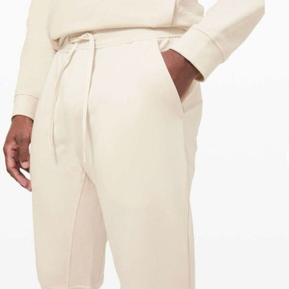 Lululemon Men’s City Sweat Jogger in White Opal Cream, Size Medium - Picture 3 of 14